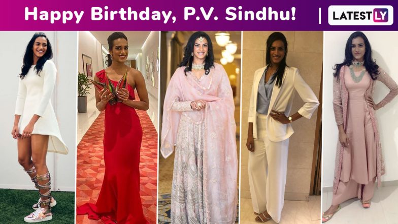 PV Sindhu Birthday Special: For the Badminton Ace, Her Passion for Fashion Translates Effortlessly Into an Always Chic and Relevant Style Arsenal!
