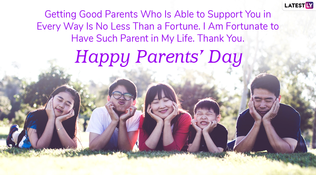 Happy Parents Day 2020 HD Images & Greetings for Free Download Online:  Celebrate Parents' Day With WhatsApp Stickers, GIF Messages, Quotes, HD  Wallpapers and Sweet Wishes | 🙏🏻 LatestLY