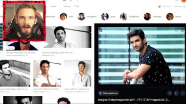 YouTuber PewDiePie Uploads Video Reacting to Sushant Singh Rajput's Death, Says 'He Wouldn't Commit Suicide'; Fans Are Impressed by His Tribute