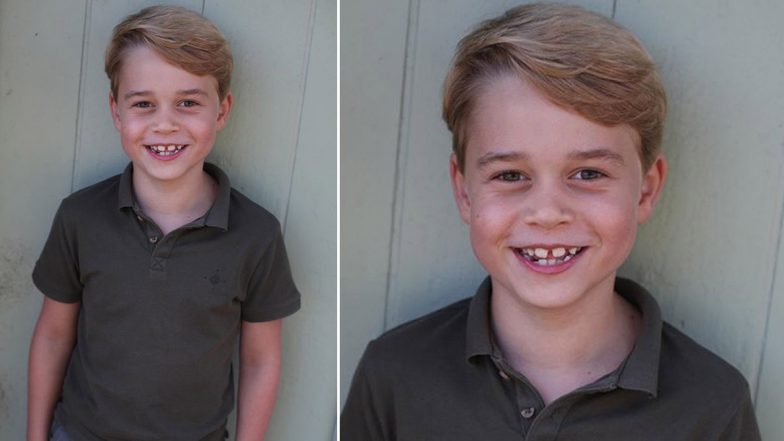 Prince George 7th Birthday: Kensington Palace Shares an Adorable Photo of the Royal Kid Smiling Clicked by His Mother Kate Middleton