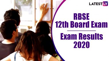 RBSE 12th Science Result 2020 Declared: Rajasthan Board Announces Class 12 Exam Result Online at rajresults.nic.in