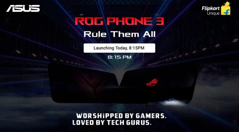Asus ROG Phone 3 Gaming Smartphone Launching Today in India at 8:15 PM IST