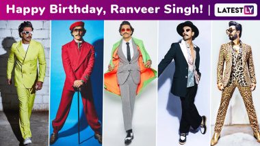 Ranveer Singh Birthday Special: A Natty Nostalgia of How the Livewire Actor Has Blazed His Way to a Whimsical, Dangerously Cool and a Magnanimous Sartorial Vibe!