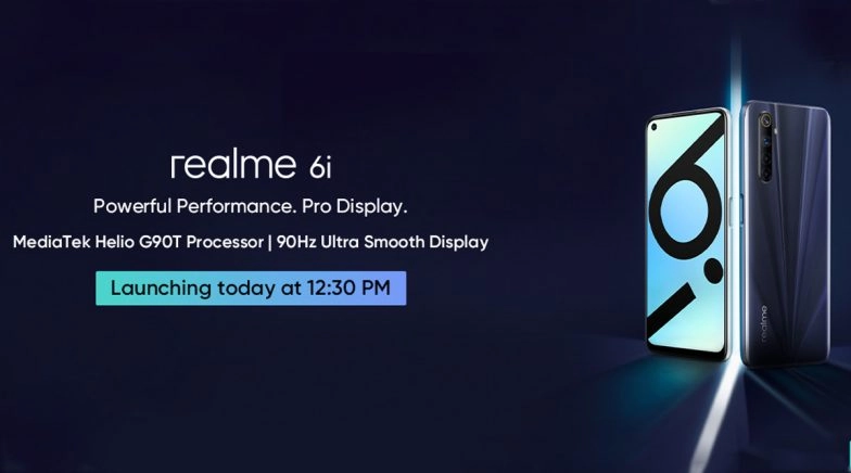 Realme 6i Launching Today in India