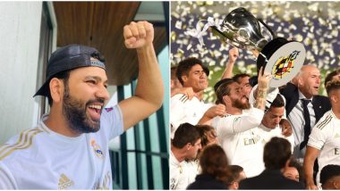 Rohit Sharma Delighted As Real Madrid Win La Liga 2019–20 Title, Applauds Los Blancos for Coming Together in 'These Tough Times'