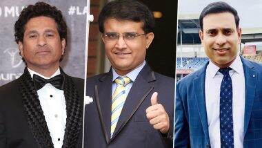 Happy Birthday Sourav Ganguly: Sachin Tendulkar, VVS Laxman Lead Cricket Fraternity in Wishing the BCCI President