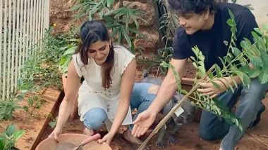 Samantha Akkineni Plants Saplings With Nagarjuna, Nominates Keerthy Suresh and Rashmika Mandanna for the Green India Challenge (View Post)