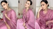 Sana Khan Is Gleaming, Glowing and Gorgeous in Vibrant Pink!