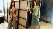 Sanjana Sanghi Woos With Her Understated Elegance in an Emerald Green Suit With 3D Floral Embellishments!