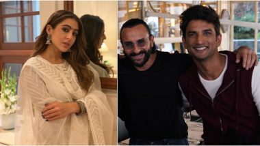 Sara Ali Khan Reveals Sushant Singh Rajput and Saif Ali Khan's Shared Interests In a Beautiful Post As Their Film Dil Bechara Begins Streaming (View Post)