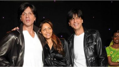 Shah Rukh Khan Gets Witty-Twitty on Gauri Khan’s Teasing Post Saying He’s ‘Two Much to Handle’ (View Tweet)