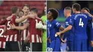 Sheffield United vs Chelsea, Premier League 2019-20 Free Live Streaming Online & Match Time in IST: How to Watch EPL Match Live Telecast on TV & Football Score Updates in India?