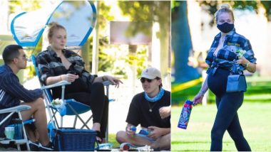 Pregnant Sophie Turner Enjoys an Outing in the Park With Joe Jonas' Family (View Pics)