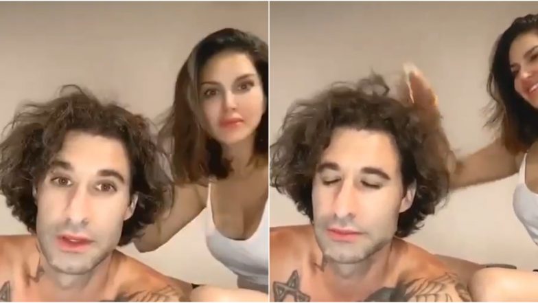 Sunny Leone and Hubby Daniel Weber Can’t Get Enough of the Octopus-Shaped Head Massager, Say ‘Whoever Invented This Device Is a Genius’ (Watch Video)