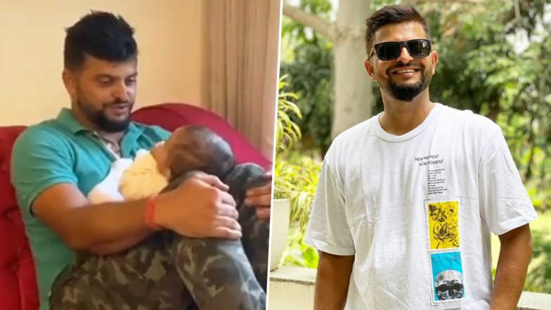 Suresh Raina Playing With Son Rio Is the Cutest Video You Will Find on Internet Today! Take a Look at Some More Pictures of This Lovely Father-Son Duo