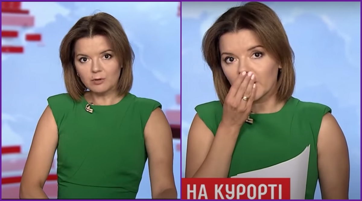 Acci'dental' Blooper! Ukrainian TV News Reporter Loses Her Tooth ...