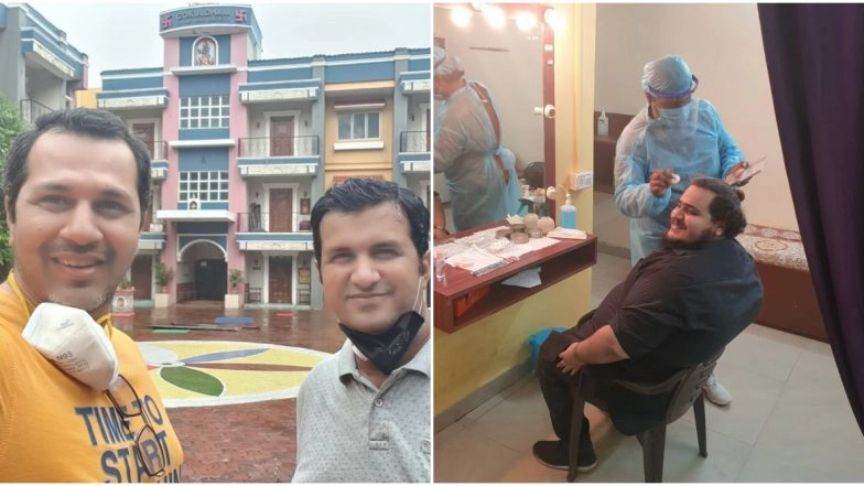 Taarak Mehta Ka Ooltah Chashmah Countdown Begins: Director Malav Rajda Posts Photos of How Makers Are Ensuring Precautionary Measures