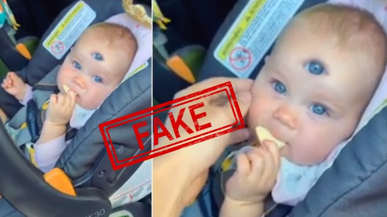 'Three Eyed Boy in Germany'? Video of Three-Eyed Baby Born in Germany Is Fake, Here’s Fact Check to Find Truth Behind the Viral Clip