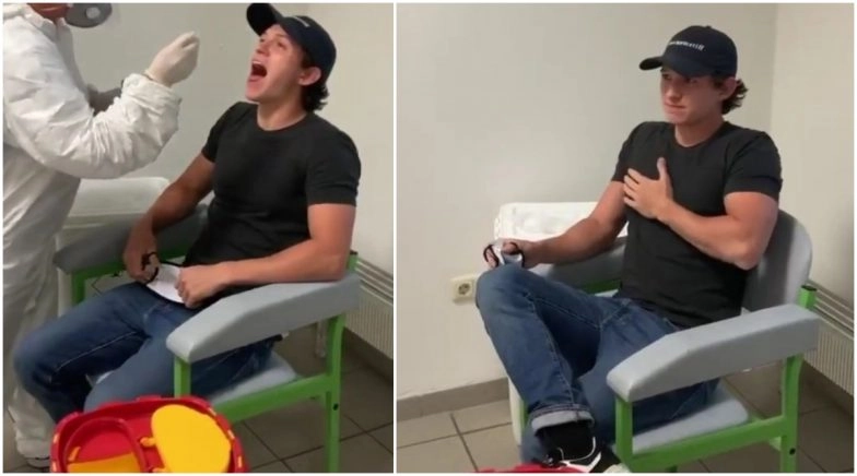 Tom Holland Shares a Video of Getting Tested for COVID-19 As He Gets Back to Work