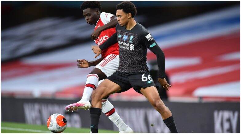 Arsenal Fans Left Raging After Trent Alexander-Arnold Escapes Red for Tackle on Bukayo Saka