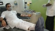 Sambit Patra, BJP Leader Donates Blood Plasma at Medanta Hospital in Gurugram, View Pic