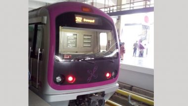 Bengaluru Metro: 80 Labourers Working on Nagavara - Gottigere Lane of Namma Metro Phase 2 Test Positive For Coronavirus