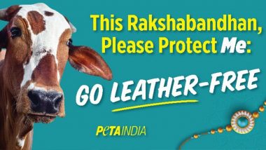 PETA India Launches New Campaign 'Protect Cows Too' Ahead of Raksha Bandhan 2020, Urges People to 'Go Leather Free'