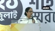 Martyrs' Day Virtual Rally 2020: West Bengal CM Mamata Banerjee Attacks BJP, Says 'Outsiders Will Not Run the State'