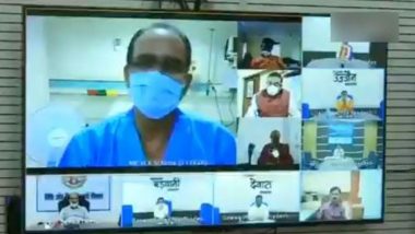 Madhya Pradesh CM Shivraj Singh Chouhan Attends Virtual Cabinet Meet From Hospital, Says 'Washing Clothes on My Own Has Helped my Recently Operated Hand Heal', Watch Video