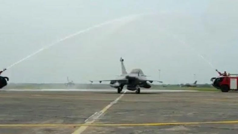 Rafale Fighter Jets Land in India: HM Amit Shah Says ‘Induction of Next-Generation Aircraft Will Make India Powerful and Secure Nation’