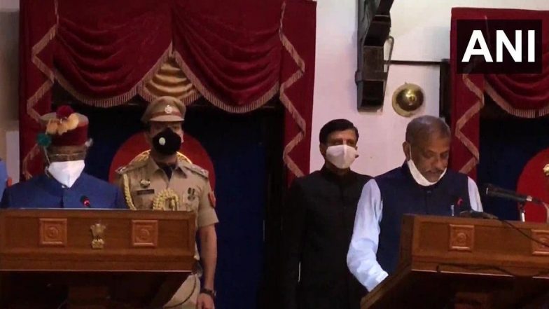 Himachal Pradesh Cabinet Expansion: BJP MLAs Sukhram Chaudhary, Rakesh Pathania & Rajender Garg Inducted Into Chief Minister Jai Ram Thakur's Cabinet