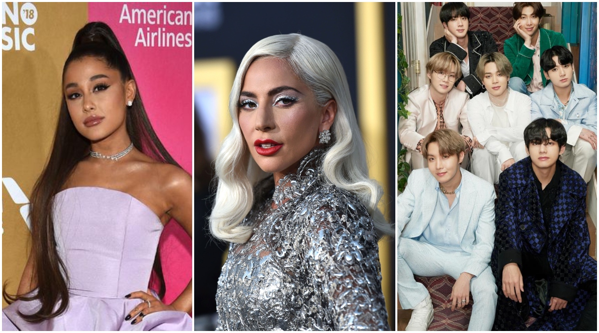 BTS ARMY Reacts After Ariana Grande and Lady Gaga Win Award - PAPER Magazine