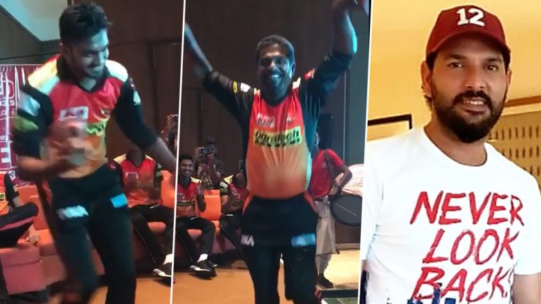 David Warner Shares Dance Video of Muttiah Muralitharan and Vijay Shankar, Yuvraj Singh Comes Up With Special Request
