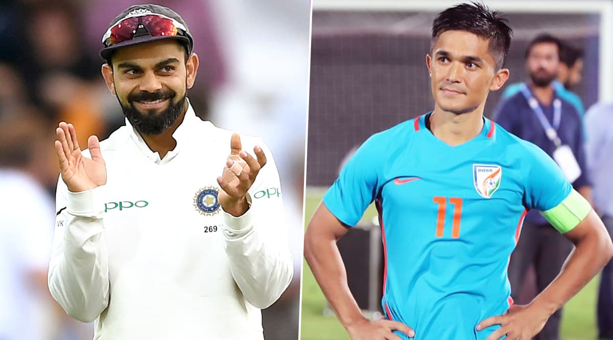 Virat Extends Birthday Wishes to Sunil Chhetri 