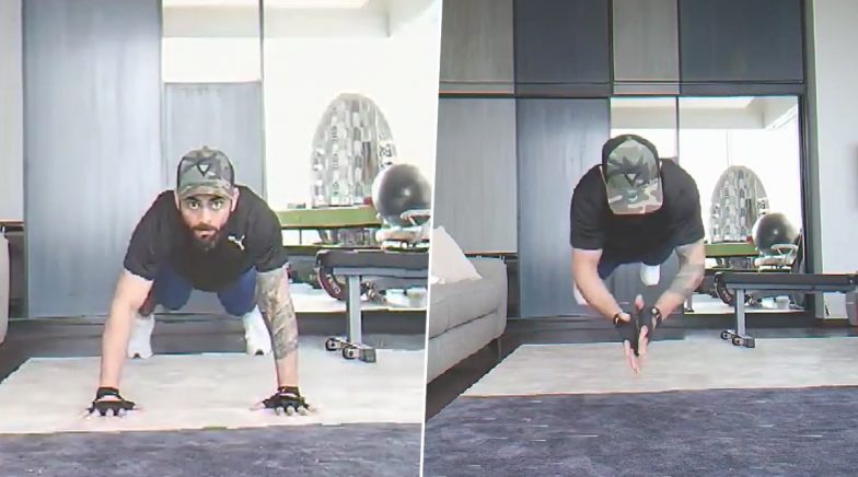IPL 2020 Players Update: RCB Skipper Virat Kohli Sweats Out in Gym After Reaching UAE