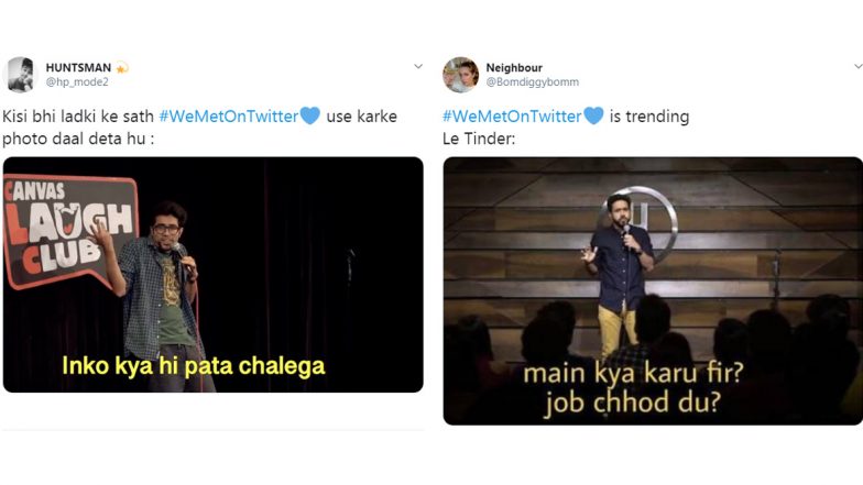 #WeMetOnTwitter Trend is Back and so Are The Funny Memes! Users Post Their Twitter Love Stories, Singles Resort to Making Jokes