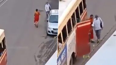 Kind Woman Helps Blind Man Get Into a Bus, Twitterati Say, Long Live Her Tribe as Video Goes Viral!