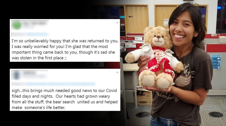 Woman's Stolen Teddy With Mom's Last Message Returns to Her Thanks to Twitter