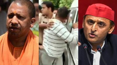 Vikas Dubey Arrested: SP Chief Akhilesh Yadav Asks Yogi Adityanath Govt to Clear if Gangster Was 'Arrested' or He 'Surrendered'