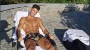 Cristiano Ronaldo Flaunts his Well-Chiseled Body, Goes Sunbathing Ahead of Juventus vs Atalanta (See Pic)
