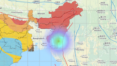 Earthquake in Mizoram; 4.4 Magnitude Tremors Felt Close to Champhai, 24th Quake to Jolt The State In Last 6 Weeks