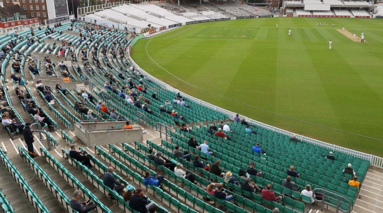 Fans Attend Surrey vs Middlesex Friendly Cricket Match