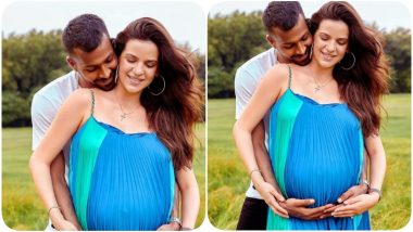 Natasa Stankovic Flaunts Her Baby Bump in an Adorable Photoshoot With Hardik Pandya (See Pic)