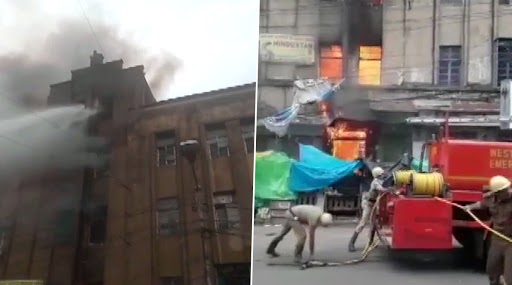 Kolkata: Fire Breaks Out at Multi-Storey Building in Burrabazar Area