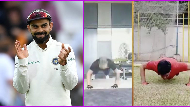 Virat Kohli Fly Push-Ups: Laxmi Ratan Shukla, MLA and Former KKR Player, Tries the Challenge; Says 'Proud of You Captain' (Watch Video)
