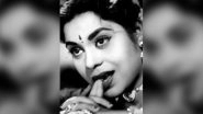 Kumkum, Veteran Actress of Mr X in Bombay Fame, Dies at 86; Actor Nasirr Khan Confirms Her Demise (View Tweet)