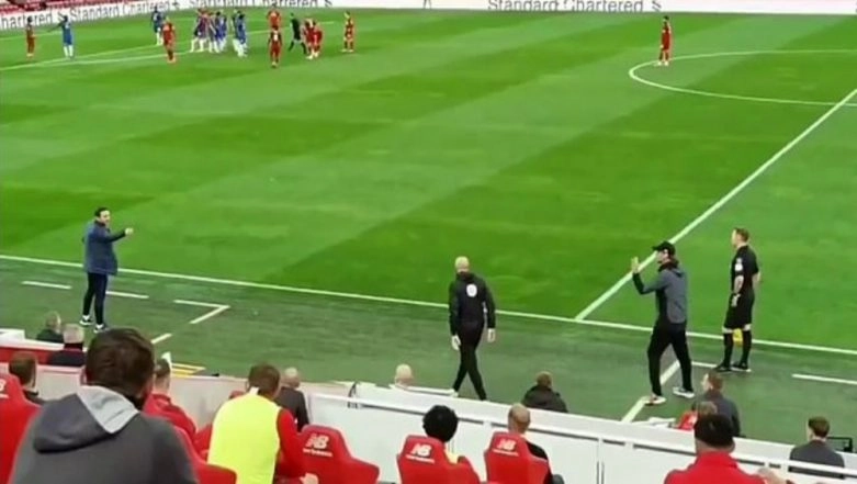 Angry Frank Lampard Asks Liverpool Bench to FU** Off, Gets Into a Row With Jurgen Klopp During Liverpool vs Chelsea