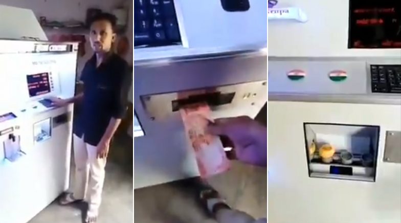 Panipuri Vending Machine aka Pani Puri ATM That Dispenses Human Contact-Free, Hygienic Panipuris