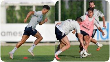 Cristiano Ronaldo, Paulo Dybala & Team Juventus Sweat it Out Ahead of Their Serie A 2019-20 Game Against Lazio (Watch Video)