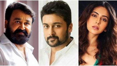 Happy Birthday Suriya: Mohanlal, Rakul Preet Singh, Rana Daggubati and Others Extend Warm Wishes to the Actor on his Special Day (Read Tweets)